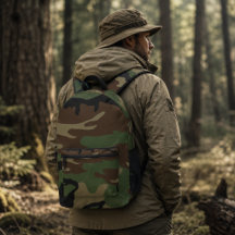 Woodland Militaire Camouflagepatroon