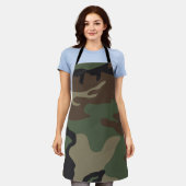 Woodland Militaire Camouflagepatroon Schort (Gedragen)