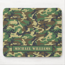 Woodland Militairy Camo Print - Gepersonaliseerd