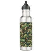 Woodland Militairy Camo Print - Gepersonaliseerd Waterfles (Rechts)