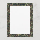 Woodland Military Camouflage Pattern Briefkaart (Voorkant)