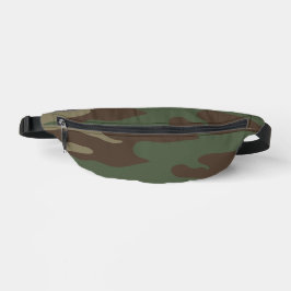 Woodland Military Camouflage Pattern Heuptasje