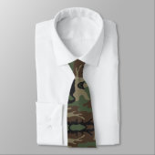Woodland Military Camouflage Pattern Stropdas (Gebonden)
