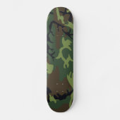 Woodland Military Green Camouflage Persoonlijk Skateboard (Voorkant)