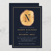 Woodland Monogram | Weddenschappen Kaart (Voorkant / Achterkant)