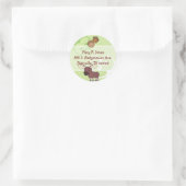 Woodland Moose Address Label Stickers (Tas)
