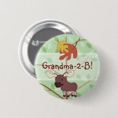 Woodland Moose Button (Voorkant /achterkant)