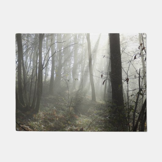 Woodland Morning Mist door Mat (Voorkant)