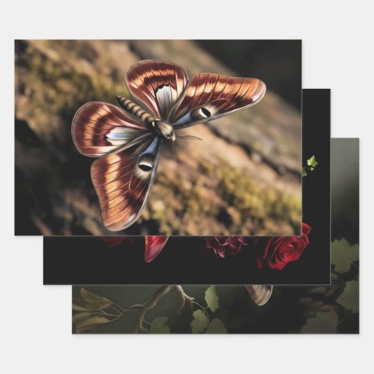 Woodland Moth Inpakpapier Vel (Set)