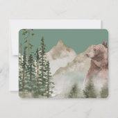 Woodland Mountain Forest Color Palette Kaart (Achterkant)