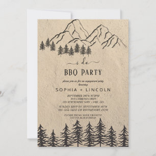 Woodland Mountain 'I Do' BBQ Verlovingspartij  Kaart