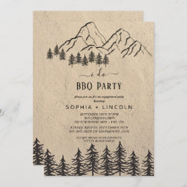 Woodland Mountain 'I Do' BBQ Verlovingspartij  Kaart