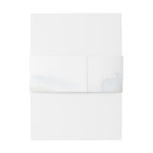 Woodland Mountains bruiloft Uitnodigingen Wikkel (Achterkant Voorbeeld)