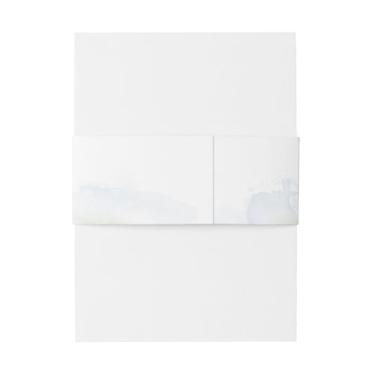 Woodland Mountains bruiloft Uitnodigingen Wikkel (Achterkant Voorbeeld)