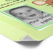 Woodland Mouse Baby Book Page Poster (Hoek)