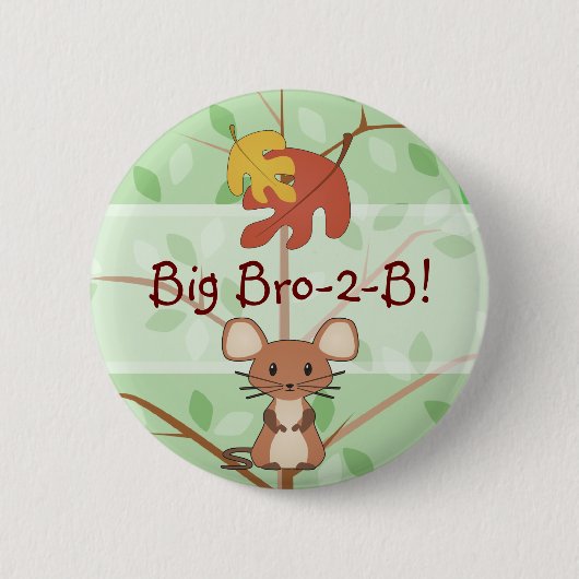 Woodland Mouse Button (Voorkant)