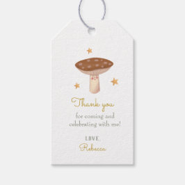 Woodland Mushroom Birthday Gift Labels Cadeaulabel