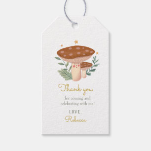 Woodland Mushroom Birthday Gift Labels Cadeaulabel