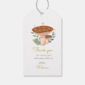 Woodland Mushroom Birthday Gift Labels Cadeaulabel (Achterkant)