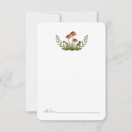 Woodland Mushroom Birthday Time Capsule Bedankkaart