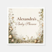 Woodland Mushroom Forest Baby shower Servet (Voorkant)