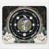 Woodland Mushroom Fungi Forest Psychische slinger Muismat (Voorkant)