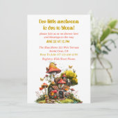 Woodland Mushroom House Baby shower Kaart (Staand voorkant)