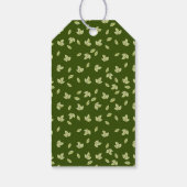 Woodland Mushroom Leaf Herfst Baby shower Dank u Cadeaulabel (Achterkant)