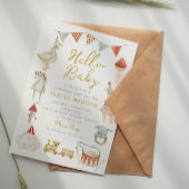 Woodland Mushroom Speelgoed Baby shower Whimsical Kaart