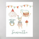 Woodland Mushroom Toys Aangepaste Kind kamer Poster (Voorkant)