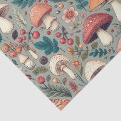 Woodland Mushrooms Collage Decoupage Tissuepapier (Detail)