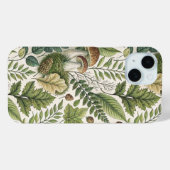 Woodland Mushrooms Pinecones Ferns Herfstpatroon Case-Mate iPhone Case (Achterkant (horizontaal))