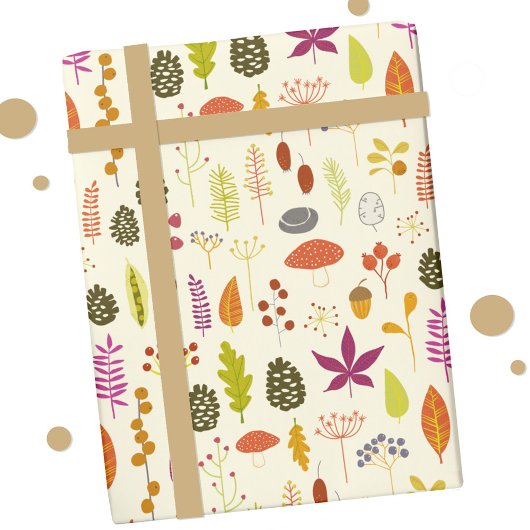Woodland Natuur Cadeaupapier