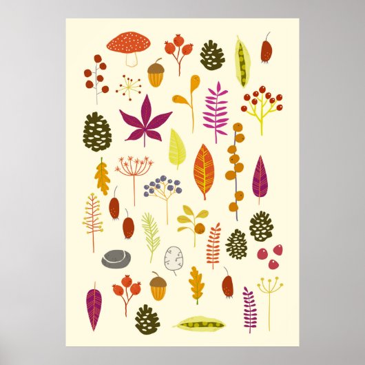 Woodland Natuur Poster (Voorkant)