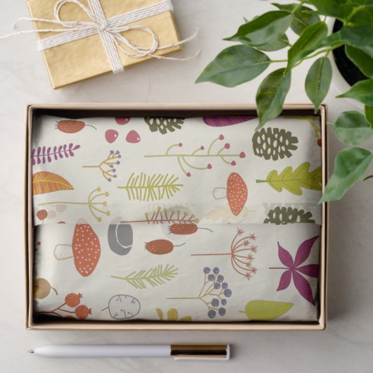 Woodland Natuur Tissuepapier (Geschenk)