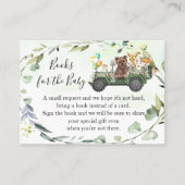 Woodland Neem een Baby shower-boekenkaart mee Plaatskaartje (Voorkant)