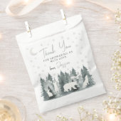 Woodland neural baby shower dank u gunst tassen bedankzakje (Geknipt)