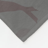 Woodland Night Floral Baby Milestone Fleece Deken (Hoek)