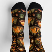 Woodland Nights Camping Pattern Socks Sokken (Top)