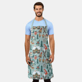 Woodland Nortic Winter Apron Schort (Gedragen)