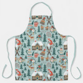 Woodland Nortic Winter Apron Schort (Voorkant)
