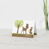 Woodland Note Cards Bedankkaart (Voorkant)