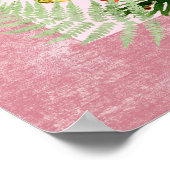 Woodland Nursery Baby Hedegel Animal Poster (Hoek)