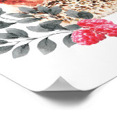 Woodland Nursery - Egel en wilde bessen Poster (Hoek)