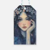 Woodland Nymph Enchantress Decoupage Cadeaulabel (Achterkant)