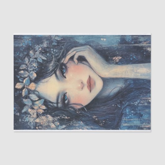 Woodland Nymph Enchantress Decoupage Tissuepapier (Voorkant)