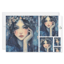 Woodland Nymph Enchantress Papieren Blad