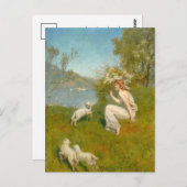 Woodland Nymph | John Collier Briefkaart (Voorkant / Achterkant)