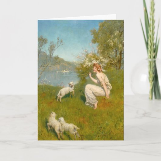 Woodland Nymph | John Collier Kaart (Voorkant)