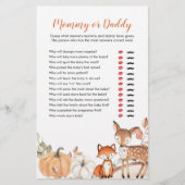 Woodland Oh Boy Pumpkin mamma of Dad Games (Voorkant)